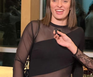 Iga Świątek na Players Party