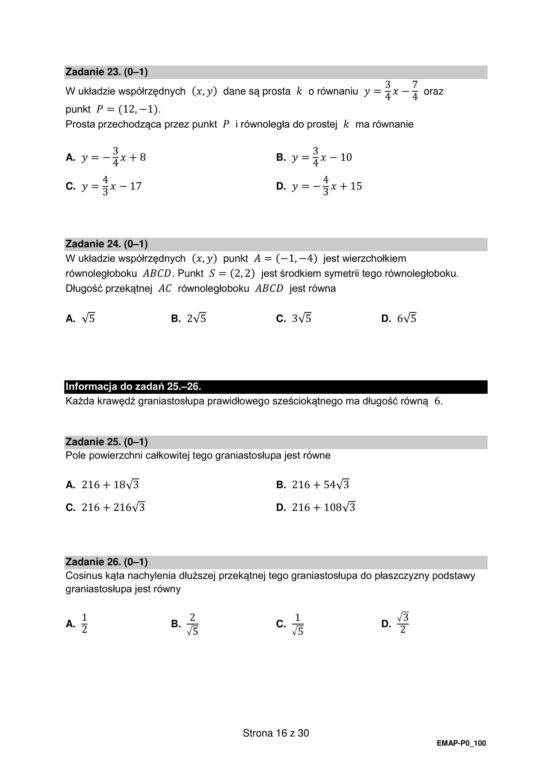 Matura poprawkowa 2023: matematyka. Arkusze CKE i odpowiedzi rozwiązane przez eksperta [Formuła 2015] 
