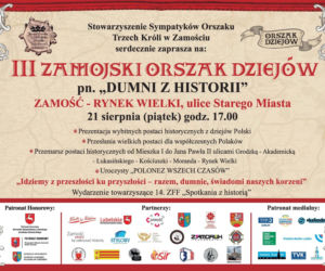 Orszak Dziejów przejdzie ulicami Zamościa. To trzecia edycja tego wydarzenia