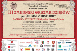 Orszak Dziejów przejdzie ulicami Zamościa. To trzecia edycja tego wydarzenia