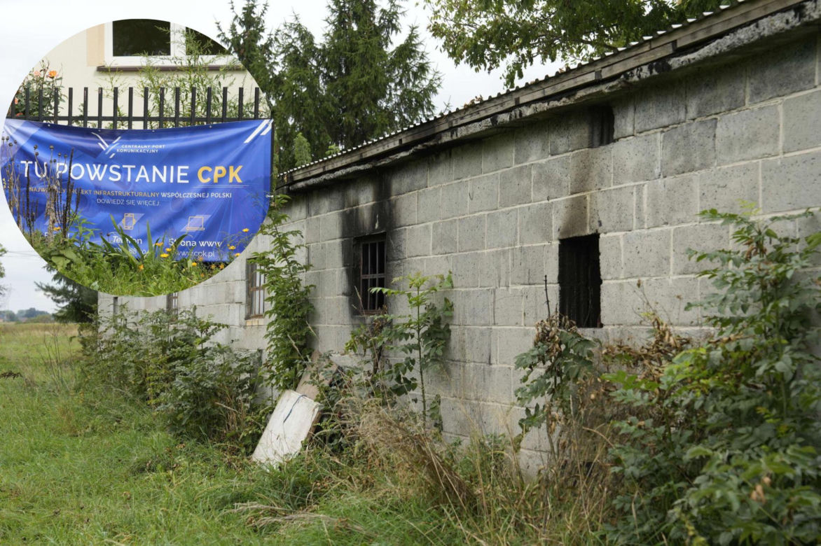 Dziwne pożary na wysiedlonych terenach pod CPK. "Chcą nas wykurzyć z domów!"