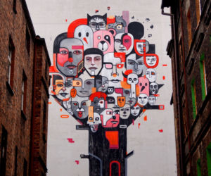 Mural w Katowicach