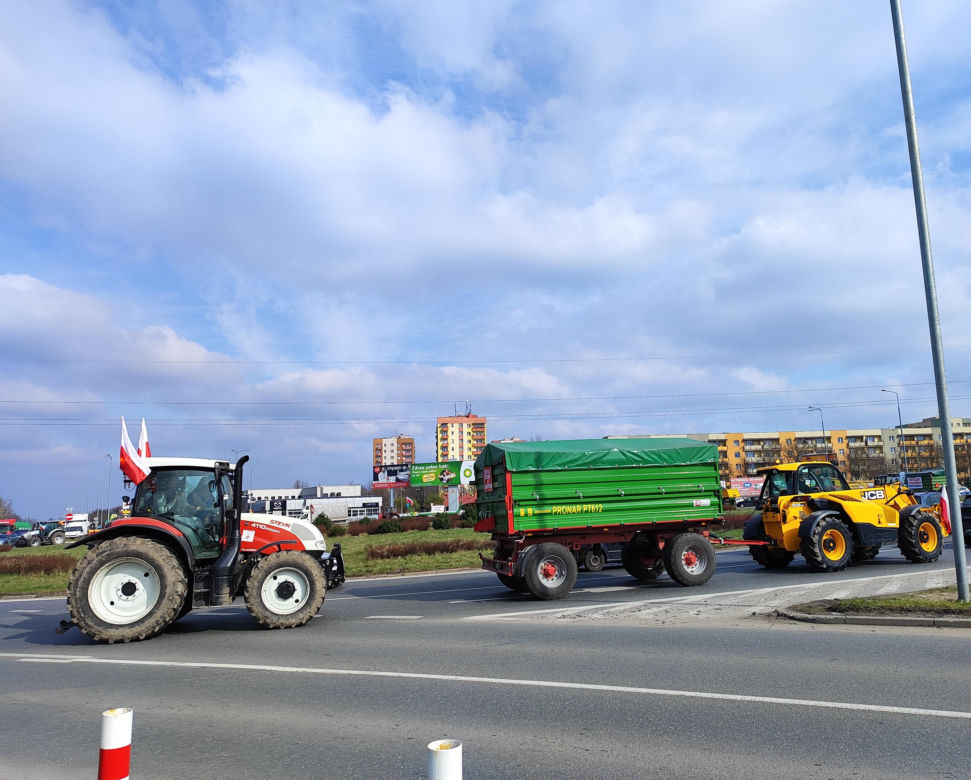 Protest rolników w Radomiu 20 marca