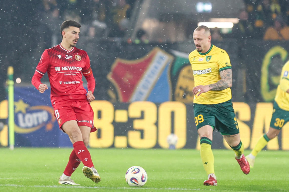 GKS Katowice - Widzew Łódź, zdjęcia kibiców z meczu 20. kolejki PKO BP Ekstraklasy