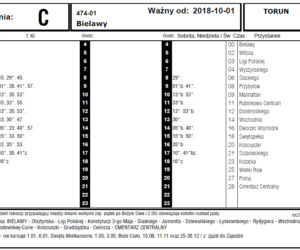 Komunikacja miejska na Wszystkich Świętych w Toruniu - rozkłady jazdy
