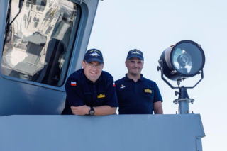 ORP Mewa w Londynie. Debiut niszczyciela min typu Kormoran II w stałym zespole NATO