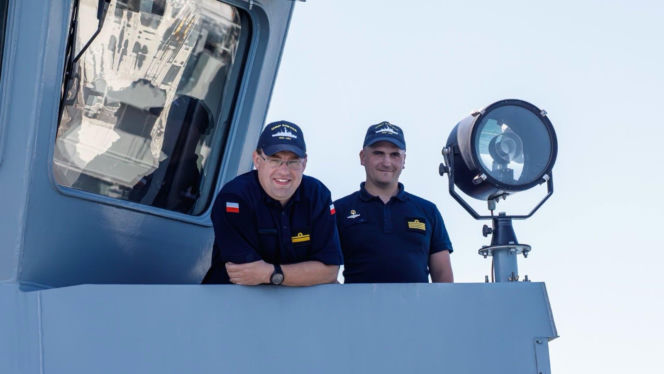 ORP "Mewa" w Londynie. Debiut niszczyciela min typu Kormoran II w stałym zespole NATO