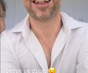 Barwy szczęścia nowy sezon na planie. Maciej Wilk (Adam Szczyszczaj)
