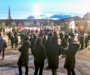 Strajk Kobiet w Szczecinie: Manifestacja na placu Solidarności - 28.01.2021