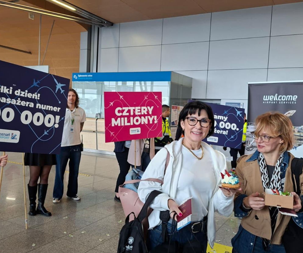 Czteromilionowa pasażerka na Ławicy