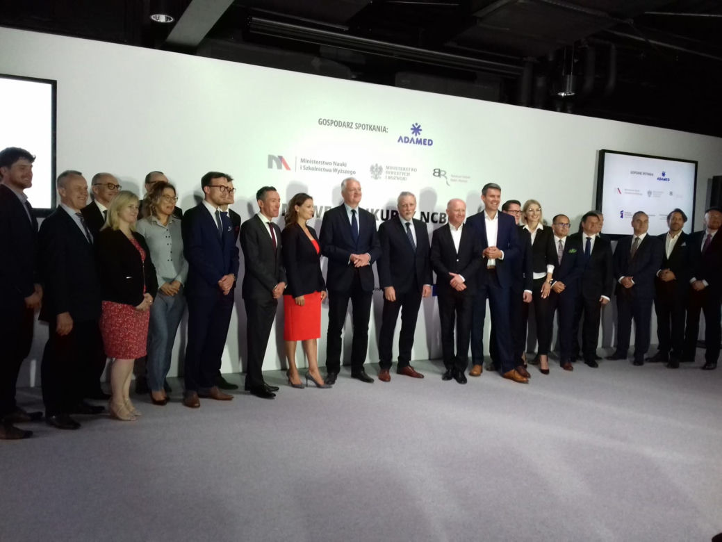 Konferencja ncbr w fabryce leków Adamed