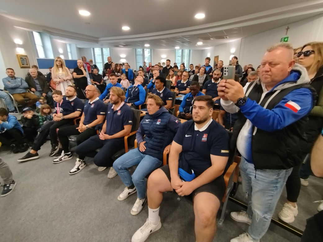 Społeczność sportowców i kibiców rugby z Siedlec uczciła największy z dotychczasowych sukcesów w historii klubu