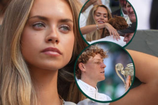 Dziewczyna Jannika Sinnera skradła show w czasie finału Wimbledonu! Diamentowy naszyjnik podkreślał jej urodę?