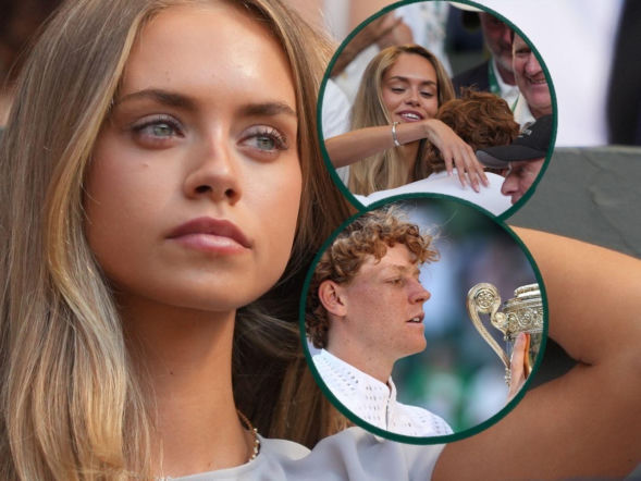 Dziewczyna Jannika Sinnera skradła show w czasie finału Wimbledonu! Diamentowy naszyjnik podkreślał jej urodę?