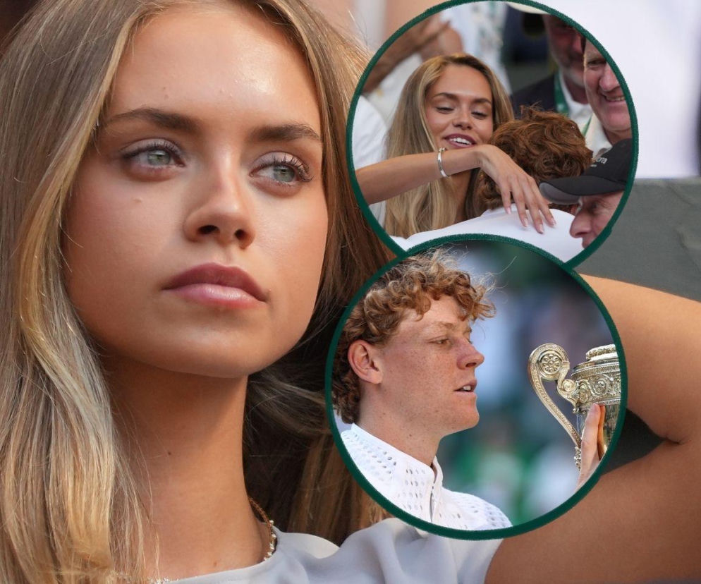 Jannik Sinner triumfuje w Wimbledonie. Jego partnerka skradła show na trybunach