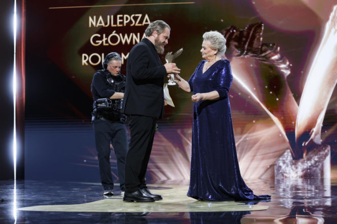 Magda Zawadzka, Anna Seniuk, Krystyna Janda na gali Orłów 2026