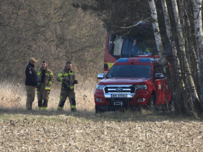 Niezidentyfikowany obiekt spadł pod Mińskiem Mazowieckim. Ruszyła akcja służb