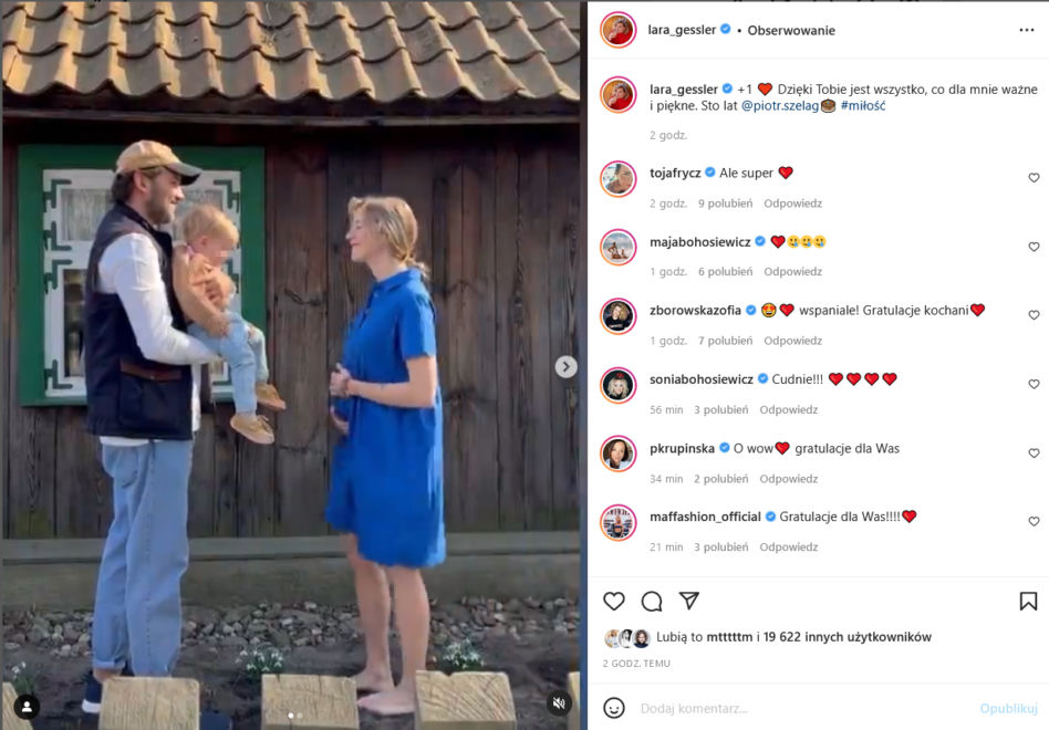 Lara Gessler w drugiej ciąży