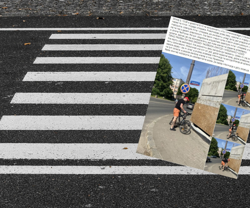 Rowerzysta zaatakował pieszych