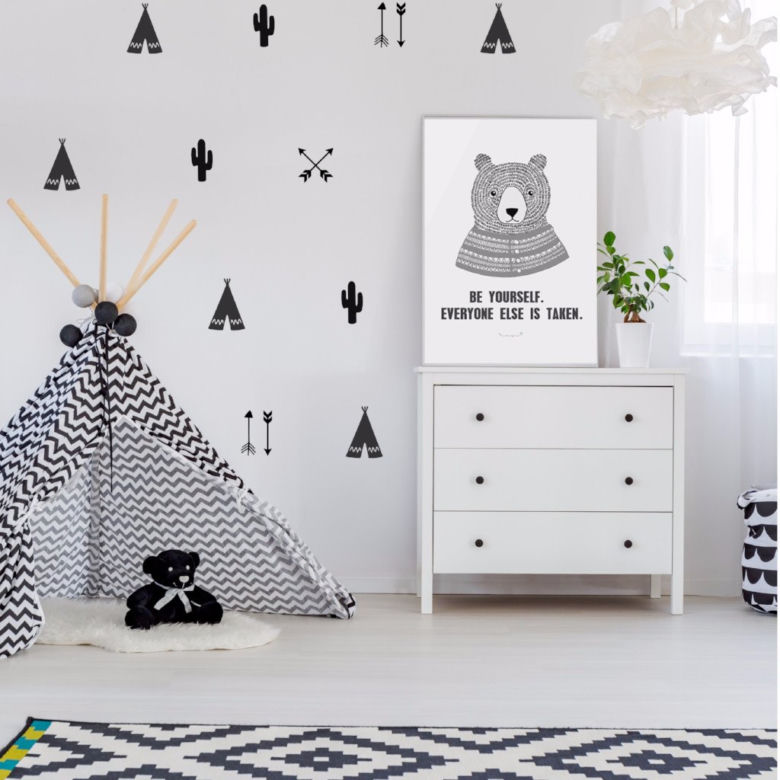 Trendy: black & white! 20 pomysłów na modny wystrój