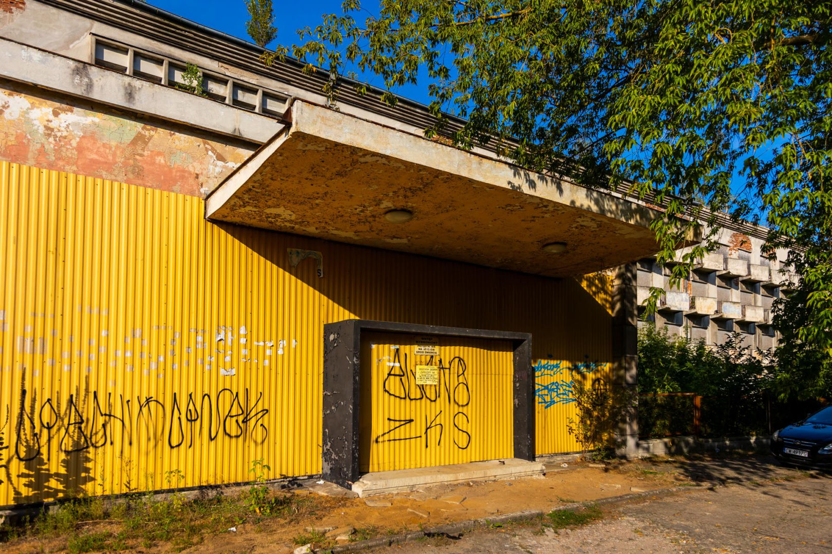 Opuszczone sanatorium wojskowe Wiarus w Ciechocinku