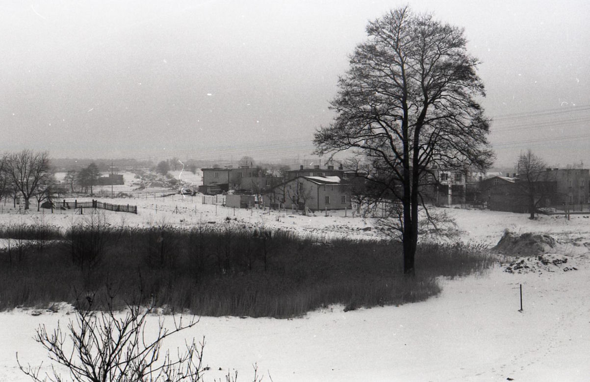 Rybnik zimą w latach 80.