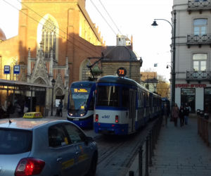 Wykolejenie tramwaju w Krakowie