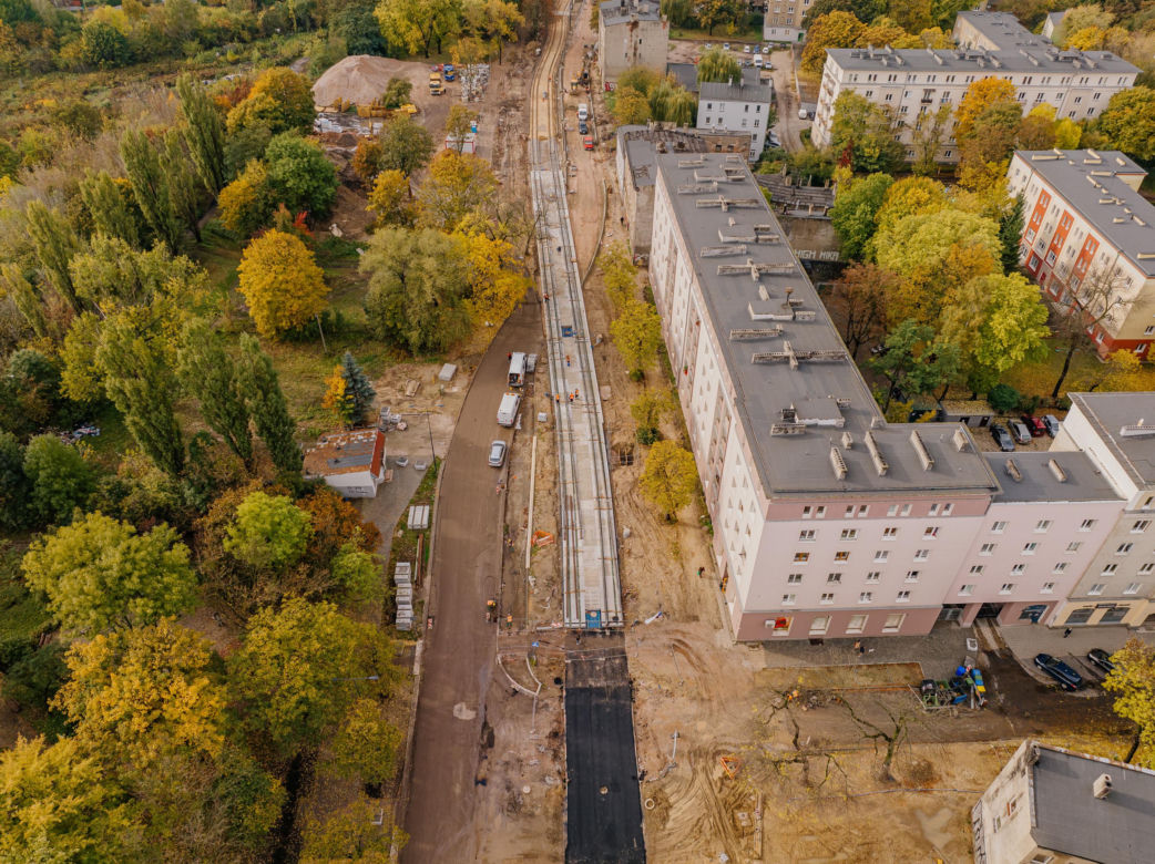 Remont ul. Wojska Polskiego w Łodzi