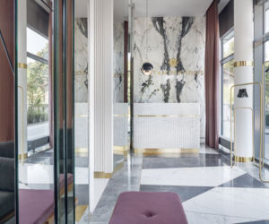 Eleganckie wnętrze salonu piękności