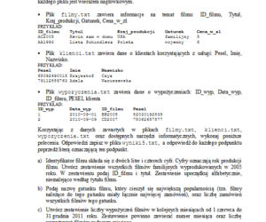 Matura 2013, informatyka poziom rozszerzony