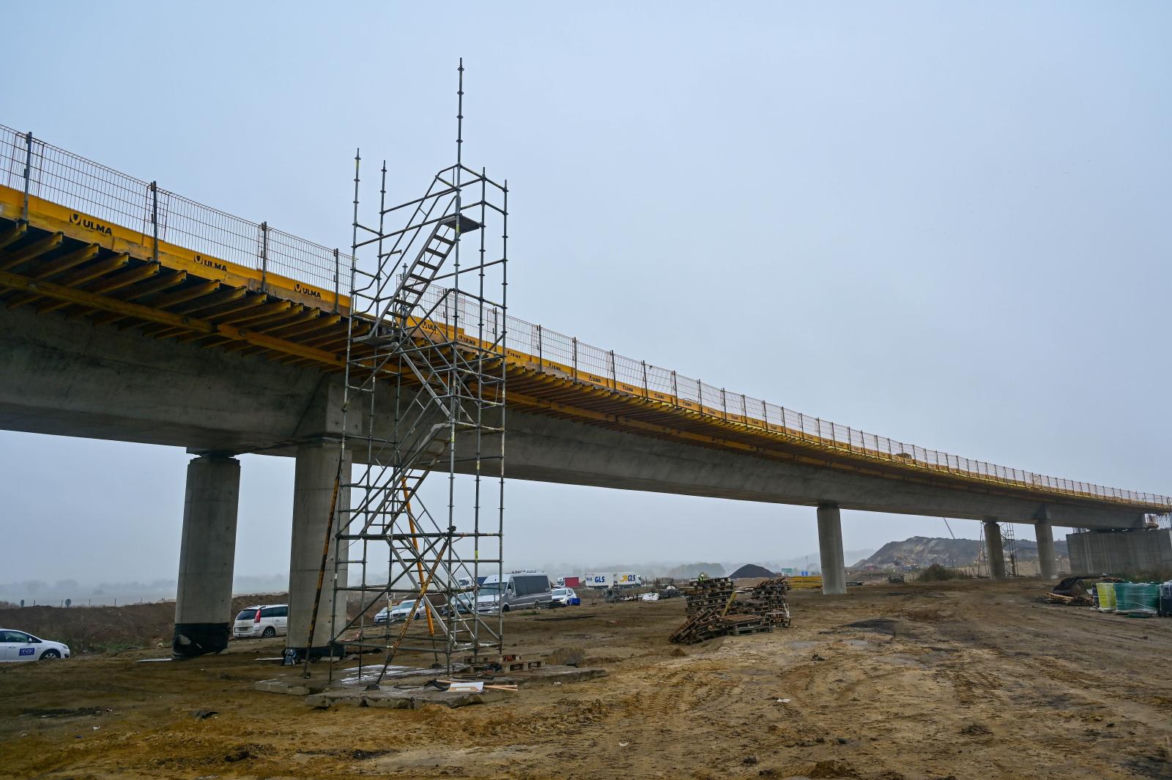 Budowa węzła w Kołbaskowie na autostradzie A6
