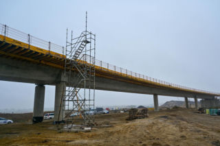 Budowa węzła w Kołbaskowie na autostradzie A6