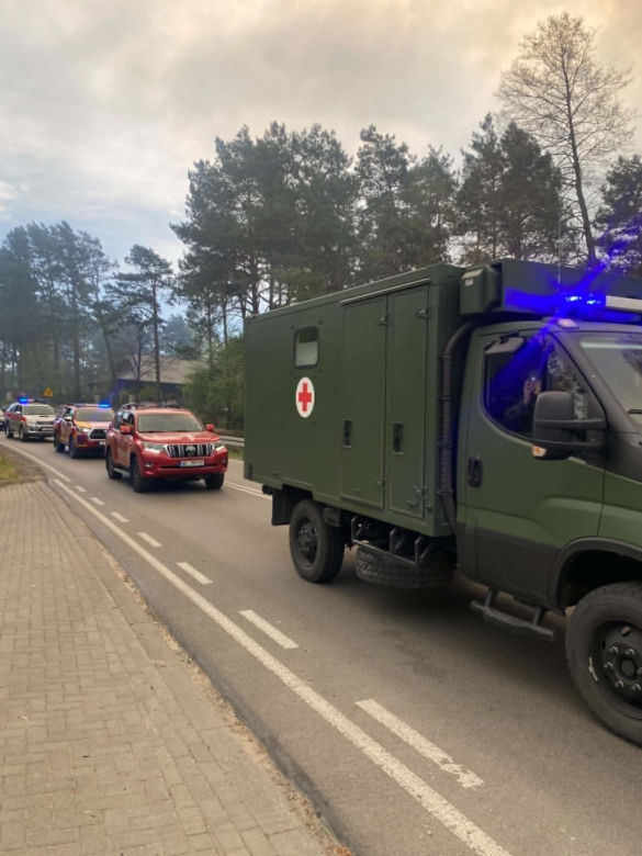 Pożar w woj. lubelskim