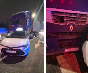 Pościg jak z filmu w Kujawsko-Pomorskiem! Złodziej ciężarówki pędził z burakami. Policjanci dopadli go w Bydgoszczy