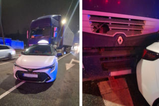 Pościg jak z filmu w Kujawsko-Pomorskiem! Złodziej ciężarówki pędził z burakami. Policjanci dopadli go w Bydgoszczy