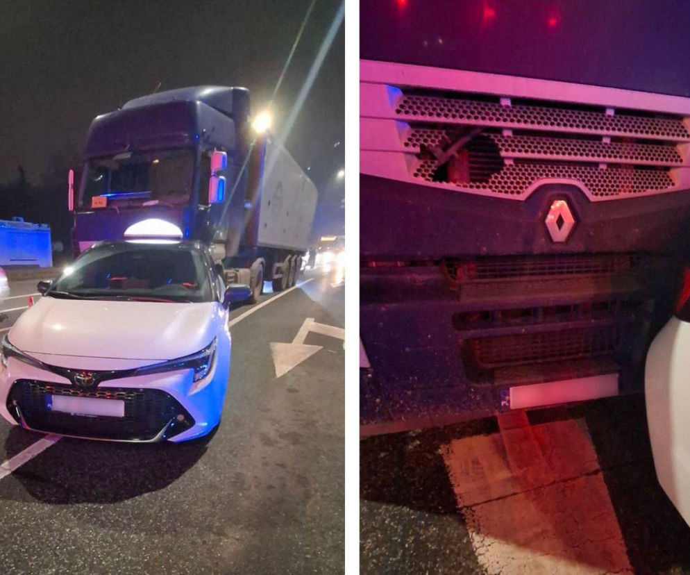 Pościg jak z filmu w Kujawsko-Pomorskiem! Złodziej ciężarówki pędził z burakami. Policjanci dopadli go w Bydgoszczy