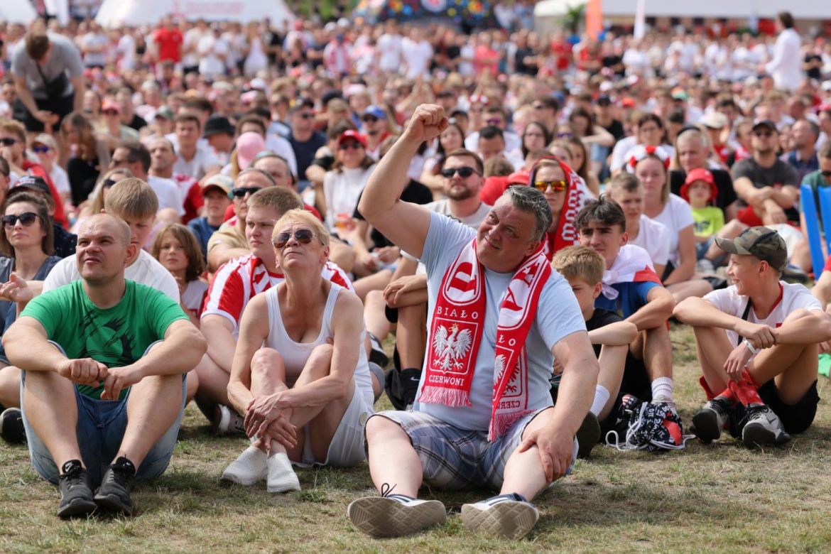 Warszawska Strefa Kibica na Euro 2024 - mecz Polska-Holandia