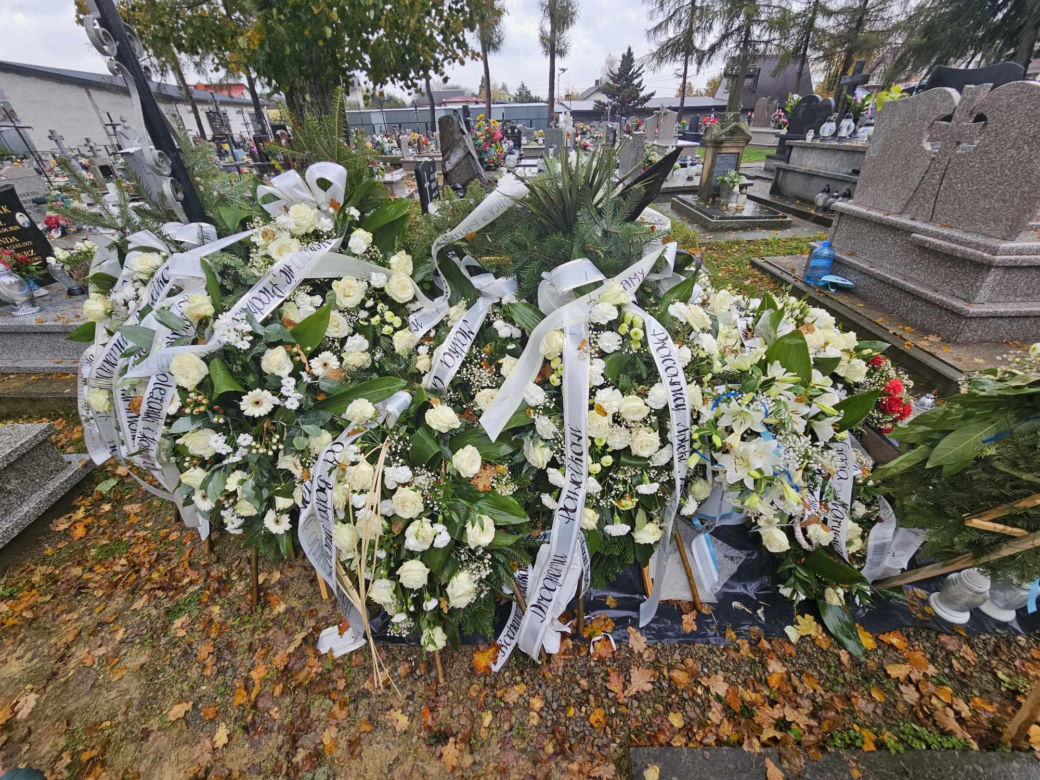 Grób Pawełka, który zginął w wypadku 