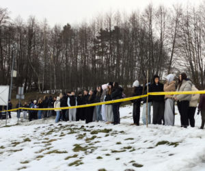 Symulacja akcji ratunkowej na zbiorniku Korzeń w Skrzyszowie
