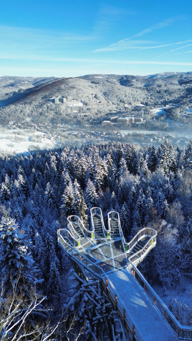 Wieża skolnity w Wiśle