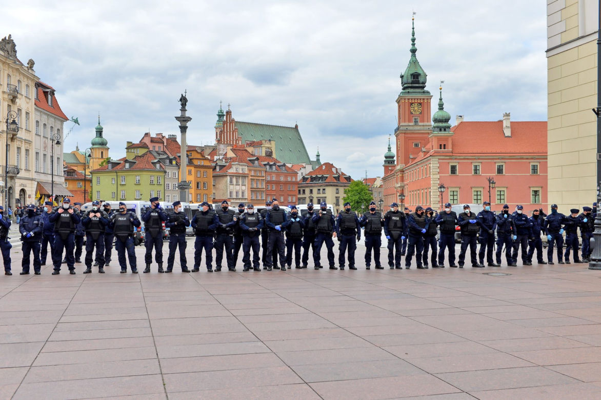 Protest przedsiębiorców w Warszawie