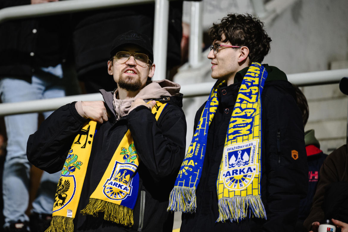 Arka Gdynia - Lechia Gdańsk: Zdjęcia kibiców z derbów Trójmiasta w ramach 23. kolejki PKO BP Ekstraklasy