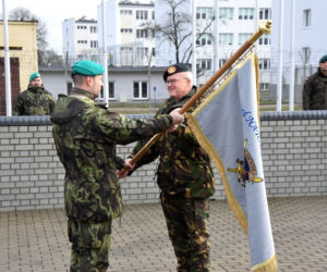 Zmiana dowództwa 3. Batalionu Łączności NATO w Bydgoszczy