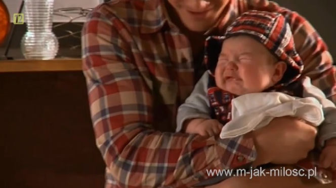 	M jak miłość odc. 1141. Marcin (Mikołaj Roznerski), Szymek (Staś Szczypiński)