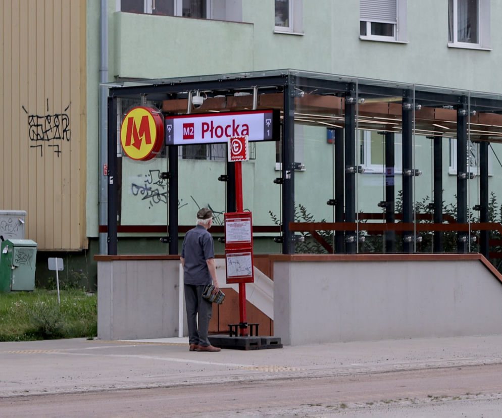 Zamknięte stacje metra na Woli