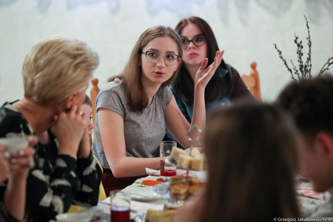 Agata Kornhauser-Duda w Białowieży. Spotkała się z wychowankami Domu Dziecka