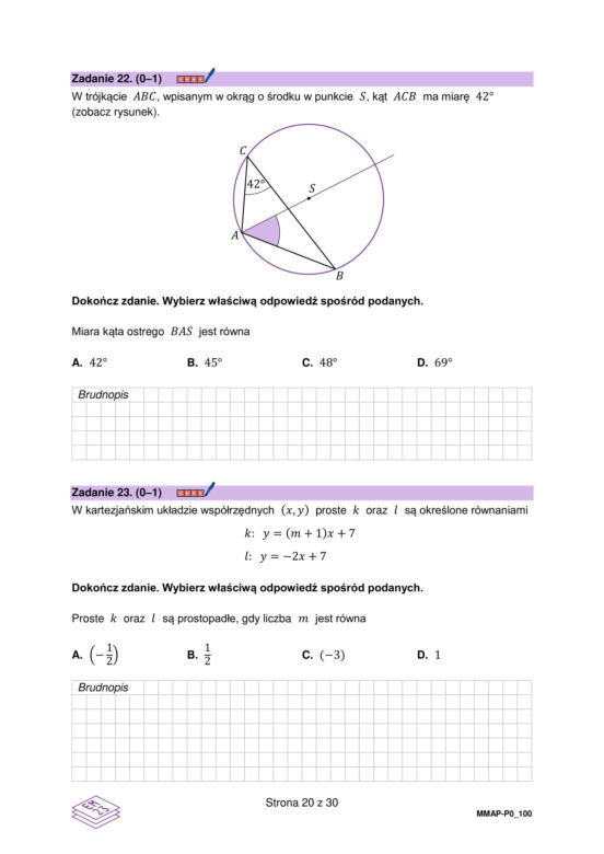 Matura 2024 - ARKUSZ CKE z matematyki (pp, nowa formuła)