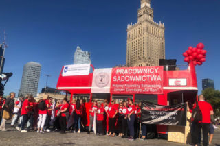 CZERWONY MARSZ w Warszawie 10.09 - którędy przejdzie protest pracowników sądów i prokuratur?