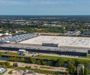 Plac po spalonym centrum handlowym Marywilska 44 w Warszawie