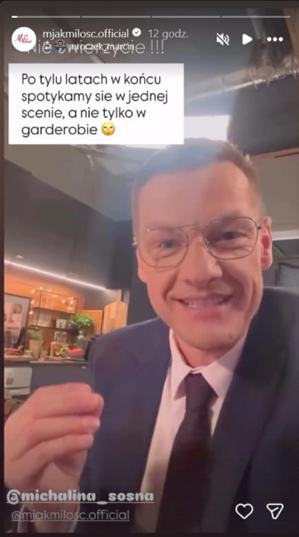 M jak miłość nowy sezon na planie. Piotrek (Marcin Mroczek)